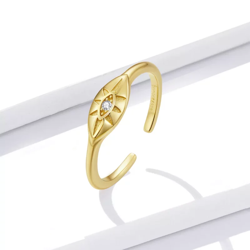 (afbeelding voor) Pandora Style Duivelsoog Open Ring - BSR231 - Bekijken 2