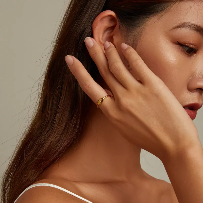 (afbeelding voor) Pandora Style Duivelsoog Open Ring - BSR231 - Bekijken 3
