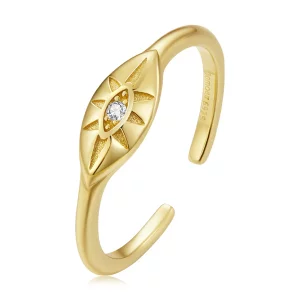 Pandora Style Duivelsoog Open Ring - BSR231 (afbeelding voor) Pandora Style Duivelsoog Open Ring - BSR231