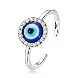 (afbeelding voor) Pandora Style Duivelsoog Open Ring - BSR254