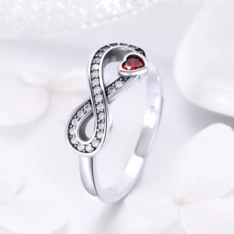 (afbeelding voor) Pandora Style Duurzaam hart Ring - SCR415 - Bekijken 2