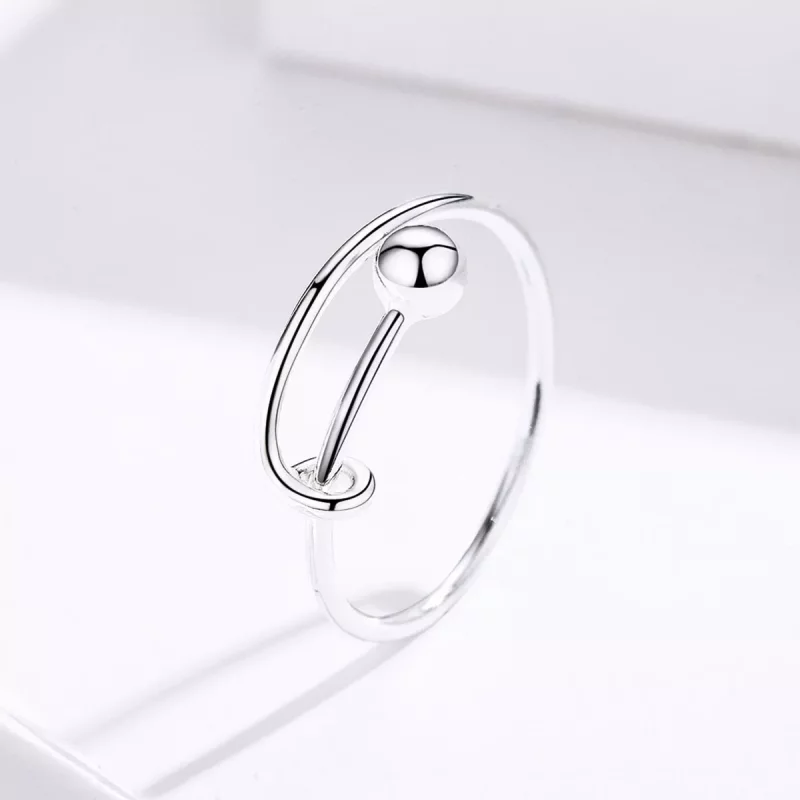 (afbeelding voor) Pandora Style Eenvoudig Open Ring - SCR520 - Bekijken 2