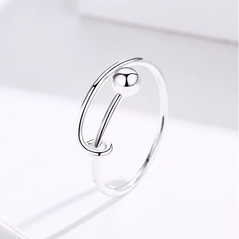 (afbeelding voor) Pandora Style Eenvoudig Open Ring - SCR520 - Bekijken 9