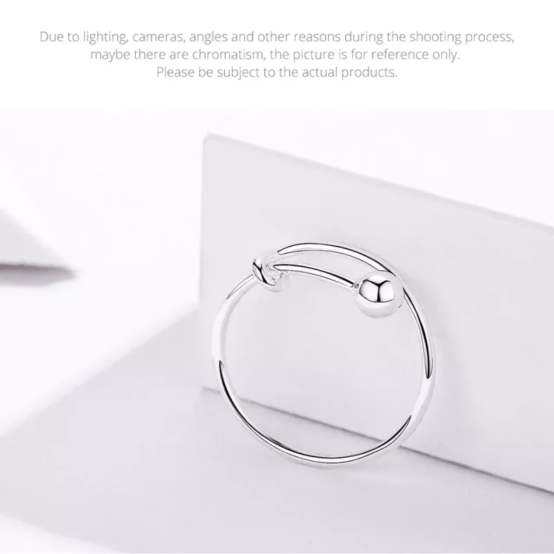 (afbeelding voor) Pandora Style Eenvoudig Open Ring - SCR520 - Bekijken 10