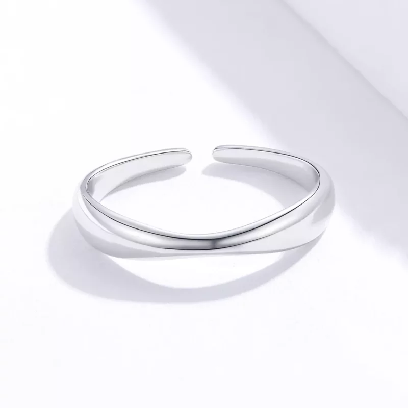 (afbeelding voor) Pandora Style Eenvoudig Open Ring - SCR630 - Bekijken 2