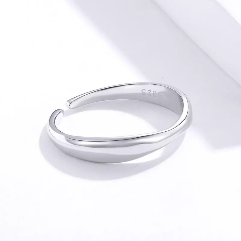 (afbeelding voor) Pandora Style Eenvoudig Open Ring - SCR630 - Bekijken 3