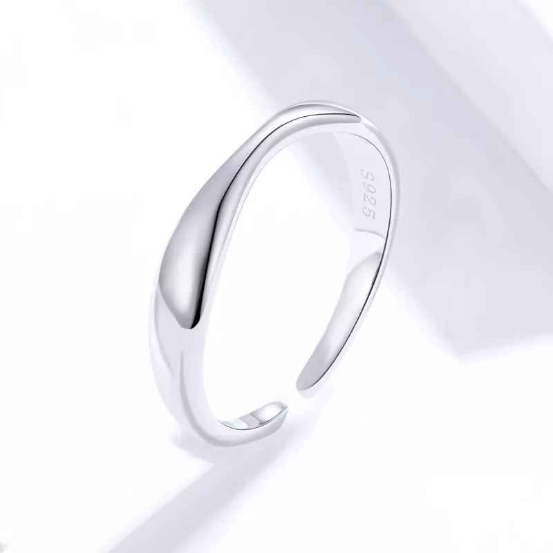 (afbeelding voor) Pandora Style Eenvoudig Open Ring - SCR630 - Bekijken 4