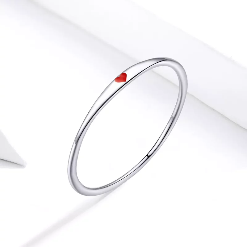 (afbeelding voor) Pandora Style Eenvoudige liefde Ring - SCR620 - Bekijken 4