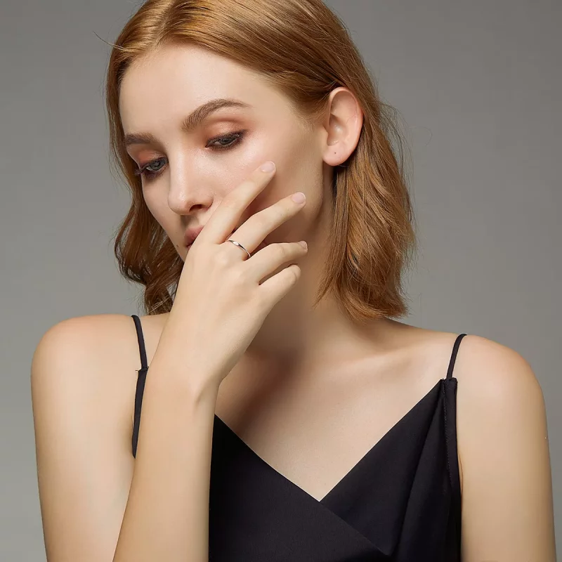(afbeelding voor) Pandora Style Eenvoudige liefde Ring - SCR620 - Bekijken 6