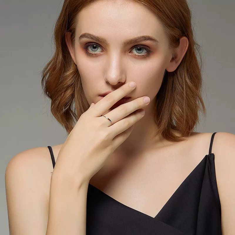 (afbeelding voor) Pandora Style Eenvoudige liefde Ring - SCR620 - Bekijken 7