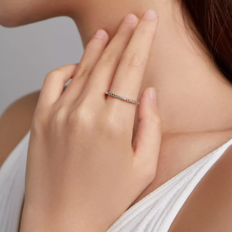 (afbeelding voor) Pandora Style Eervolle Koningin Halo Ring - SCR740-YE - Bekijken 2