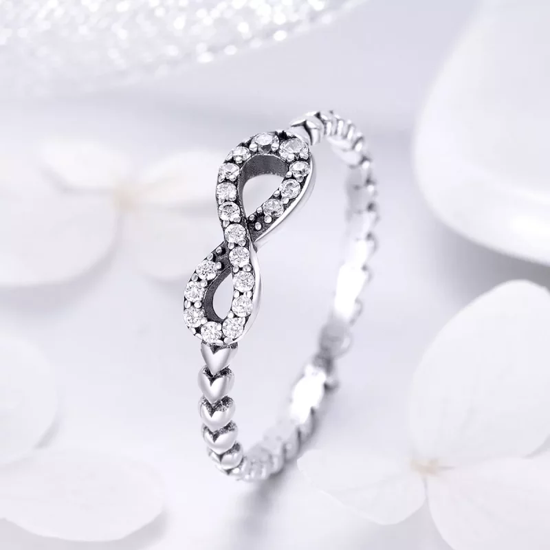 (afbeelding voor) Pandora Style Eeuwig Hart Ring - SCR414 - Bekijken 2