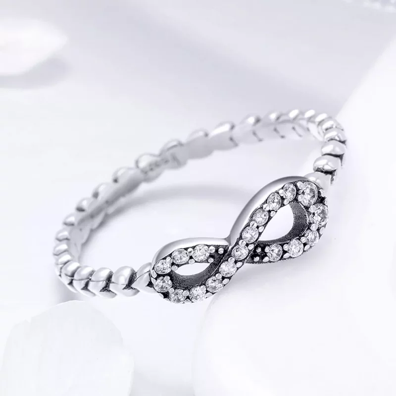 (afbeelding voor) Pandora Style Eeuwig Hart Ring - SCR414 - Bekijken 3