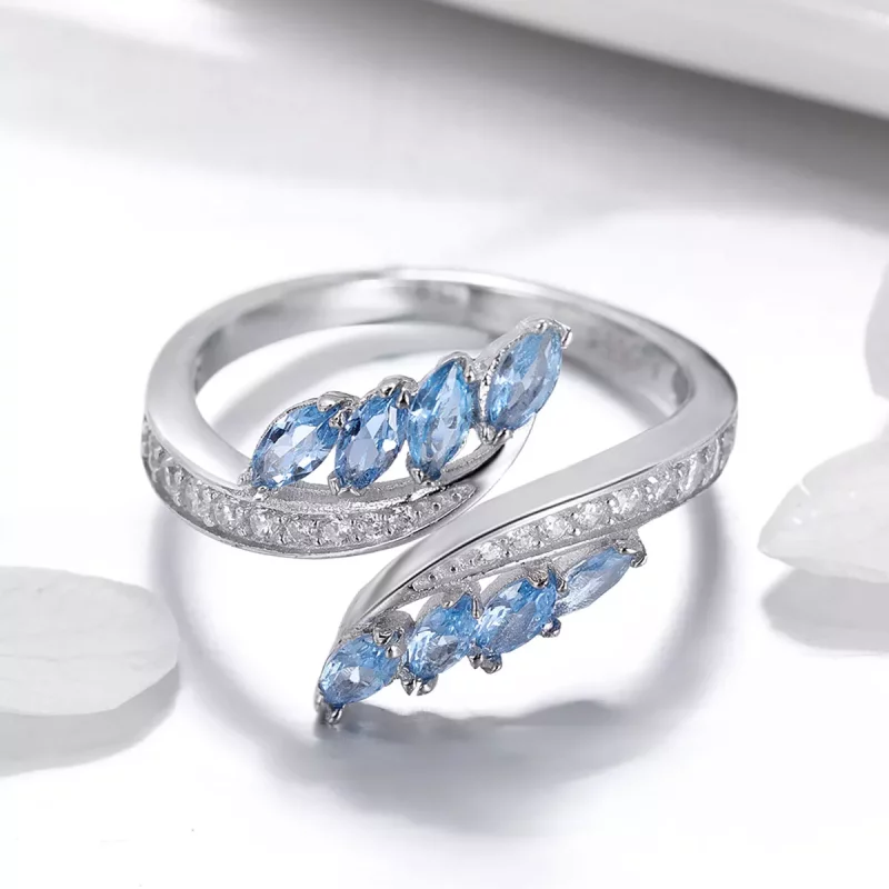 (afbeelding voor) Pandora Style Elegante Wilgentak Open Ring - BSR005 - Bekijken 2