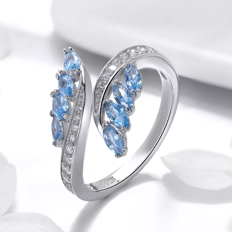 (afbeelding voor) Pandora Style Elegante Wilgentak Open Ring - BSR005 - Bekijken 3