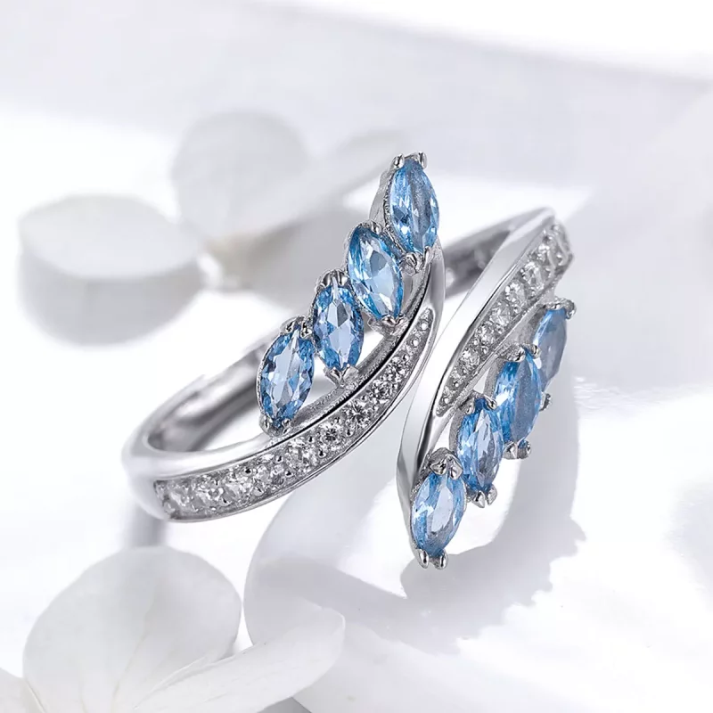 (afbeelding voor) Pandora Style Elegante Wilgentak Open Ring - BSR005 - Bekijken 4