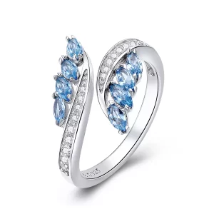 Pandora Style Elegante Wilgentak Open Ring - BSR005 (afbeelding voor) Pandora Style Elegante Wilgentak Open Ring - BSR005