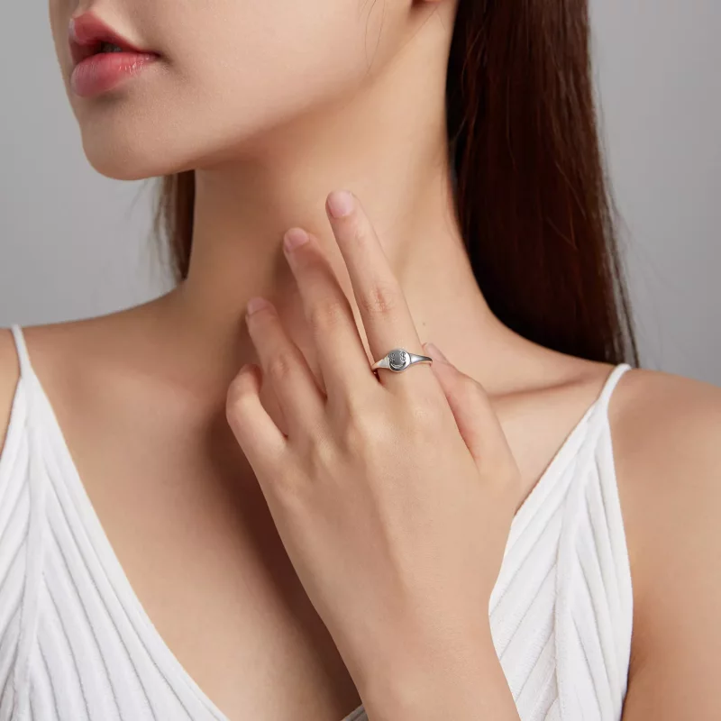 (afbeelding voor) Pandora Style Emoji - Zie het geld met open ogen Open Ring - SCR738 - Bekijken 5