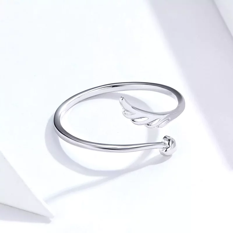 (afbeelding voor) Pandora Style Engel vleugel Open Ring - SCR567 - Bekijken 4