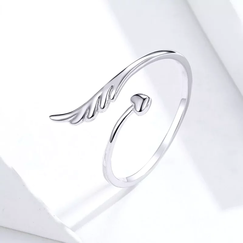 (afbeelding voor) Pandora Style Engel vleugel Open Ring - SCR567 - Bekijken 5