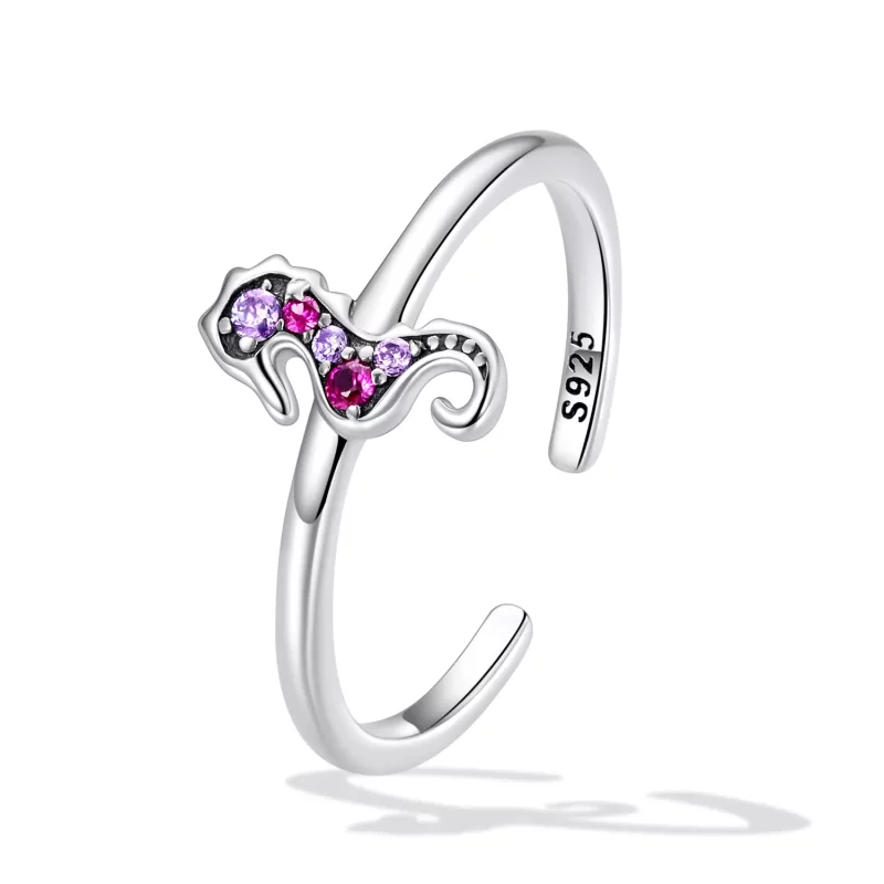 (afbeelding voor) Pandora Style Exquise Zeepaardje Open Ring - SCR816 - Bekijken 2