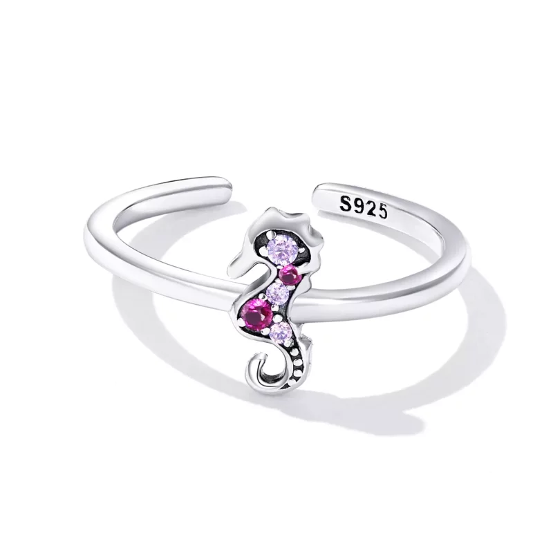 (afbeelding voor) Pandora Style Exquise Zeepaardje Open Ring - SCR816 - Bekijken 3