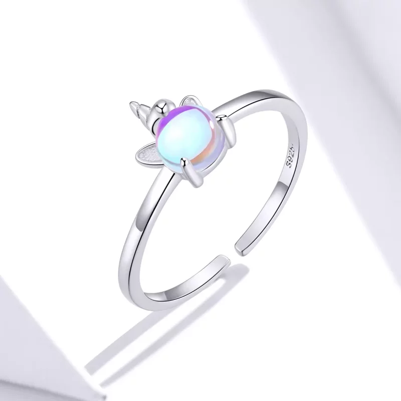 (afbeelding voor) Pandora Style Fancy Eenhoorn Open Ring - SCR642 - Bekijken 2