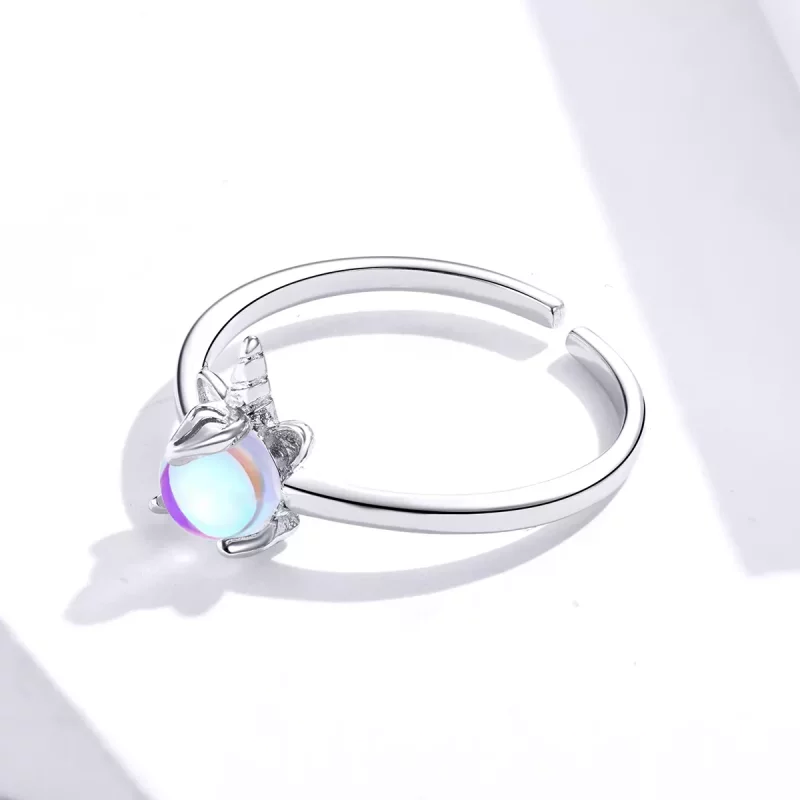 (afbeelding voor) Pandora Style Fancy Eenhoorn Open Ring - SCR642 - Bekijken 4