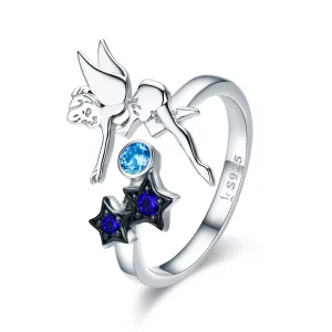 (afbeelding voor) Pandora Style Fee van de nacht Open Ring - SCR349