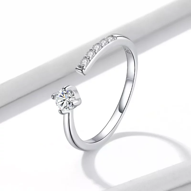 (afbeelding voor) Pandora Style Franse eenvoud Open Ring - BSR203-A - Bekijken 2