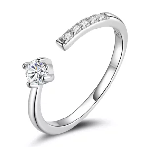 Pandora Style Franse eenvoud Open Ring - BSR203-A (afbeelding voor) Pandora Style Franse eenvoud Open Ring - BSR203-A