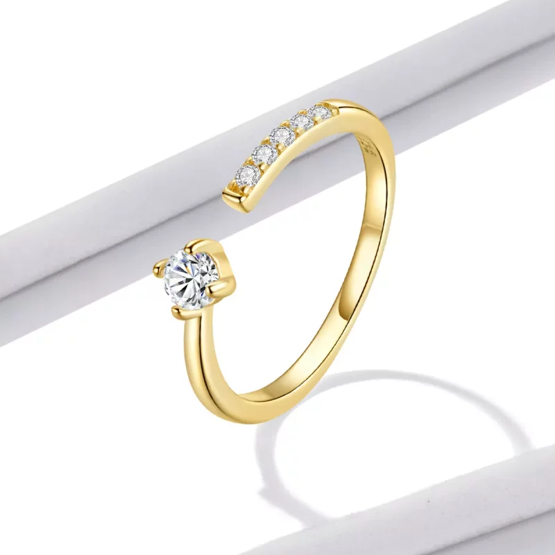 (afbeelding voor) Pandora Style Franse eenvoud Open Ring - BSR203 - Bekijken 2