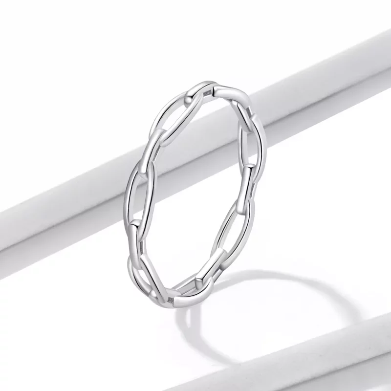 (afbeelding voor) Pandora Style Franse keten Ring - BSR211-A - Bekijken 2