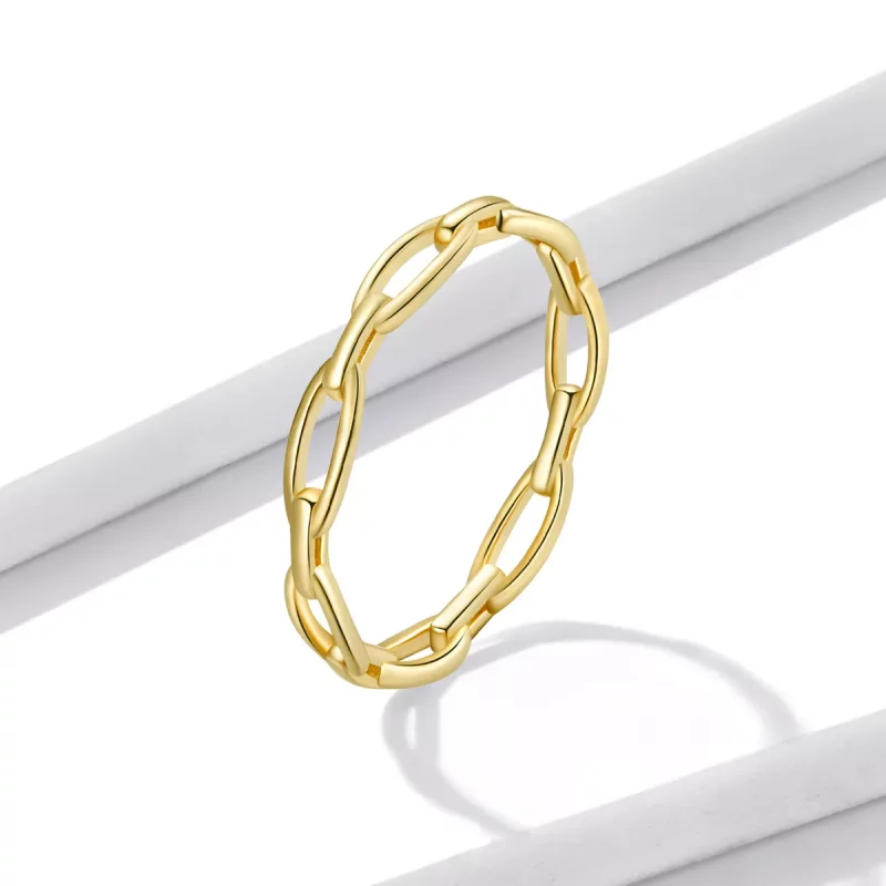 (afbeelding voor) Pandora Style Franse keten Ring - BSR211 - Bekijken 2