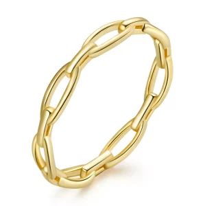 Pandora Style Franse keten Ring - BSR211 (afbeelding voor) Pandora Style Franse keten Ring - BSR211