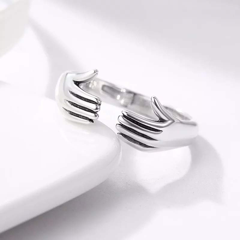 (afbeelding voor) Pandora Style Geef me een knuffel Open Ring - SCR136 - Bekijken 5