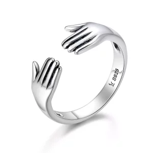 (afbeelding voor) Pandora Style Geef me een knuffel Open Ring - SCR136