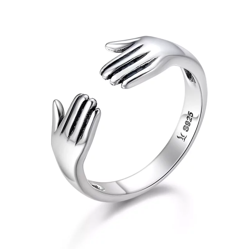 (afbeelding voor) Pandora Style Geef me een knuffel Open Ring - SCR136