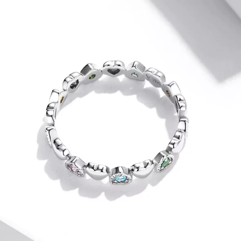 (afbeelding voor) Pandora Style Gekruiste harten Ring - SCR140 - Bekijken 4