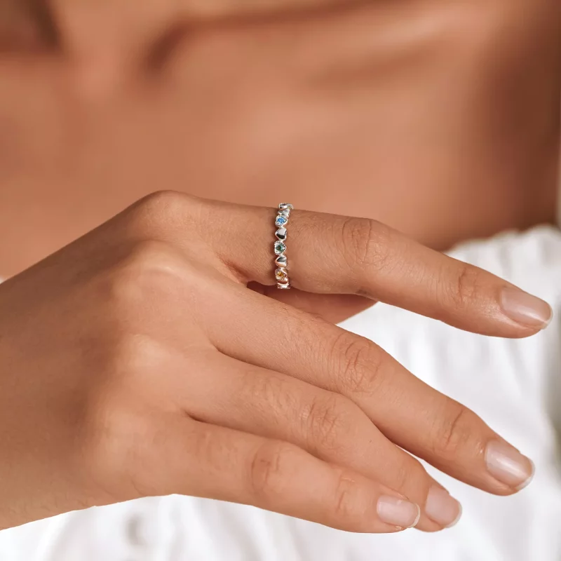(afbeelding voor) Pandora Style Gekruiste harten Ring - SCR140 - Bekijken 7