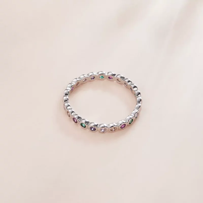 (afbeelding voor) Pandora Style Gelukkig Ring - SCR714 - Bekijken 4