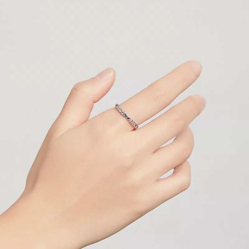 (afbeelding voor) Pandora Style Gelukkig Ring - SCR714 - Bekijken 7