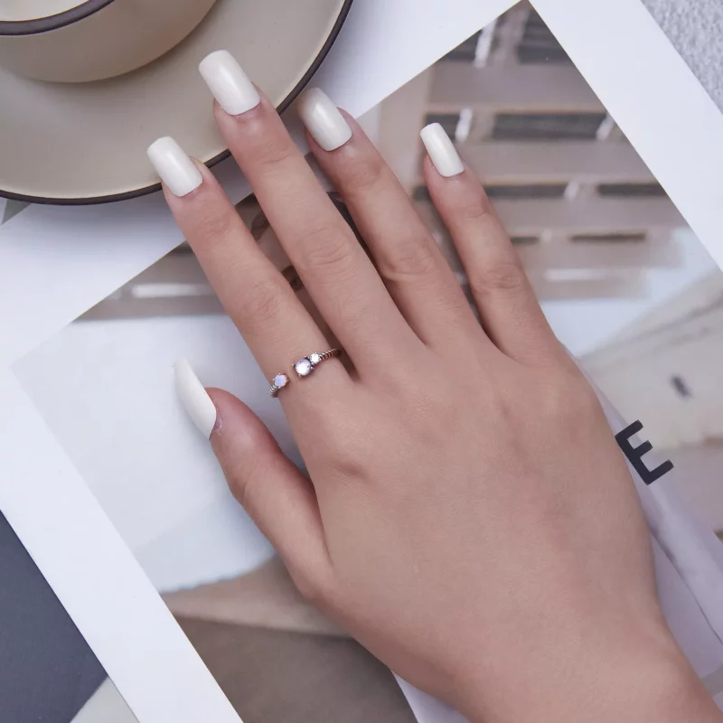 (afbeelding voor) Pandora Style Gem Twist Open Ring - SCR839 - Bekijken 4