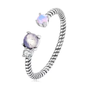 (afbeelding voor) Pandora Style Gem Twist Open Ring - SCR839