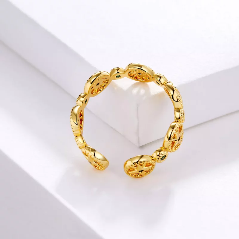 (afbeelding voor) Pandora Style Glanzende ster Open Ring - SCR518 - Bekijken 4