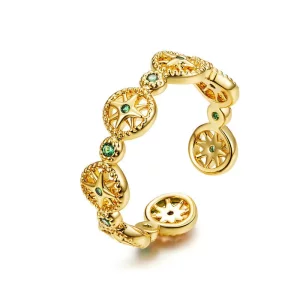 (afbeelding voor) Pandora Style Glanzende ster Open Ring - SCR518