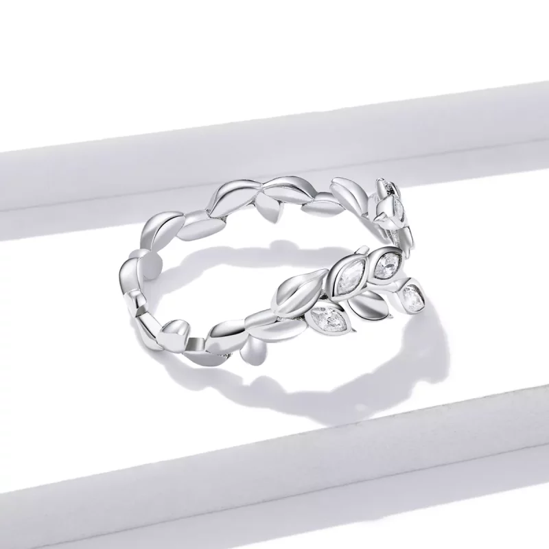(afbeelding voor) Pandora Style Glanzende Tarwe Spike Open Ring - BSR135 - Bekijken 4