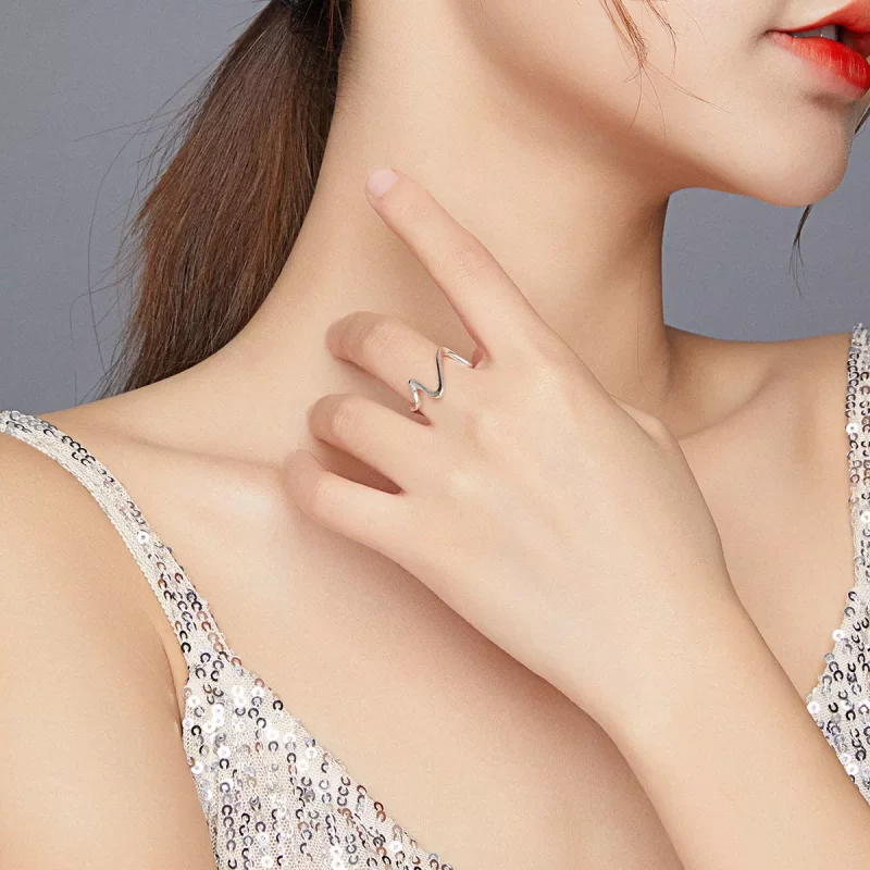 (afbeelding voor) Pandora Style Golf Open Ring - SCR673 - Bekijken 7