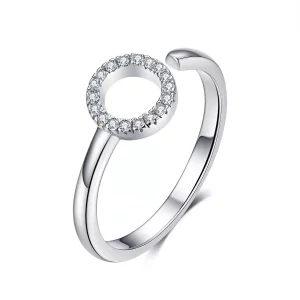 Pandora Style Halo Open Ring - SCR545 (afbeelding voor) Pandora Style Halo Open Ring - SCR545