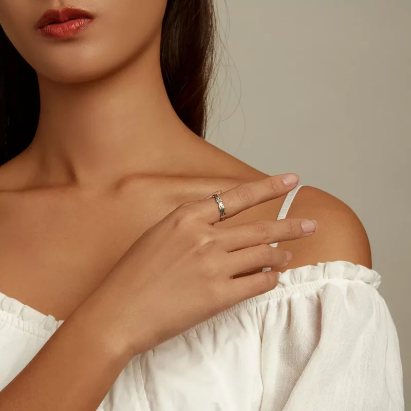 (afbeelding voor) Pandora Style Hand van Fatima Open Ring - BSR237 - Bekijken 9